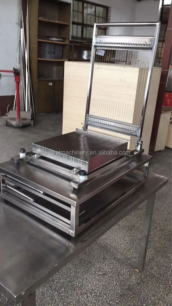 Fudge Cutter,Square Candy Cake Cutter,Manual Wire Chocolate Guitar