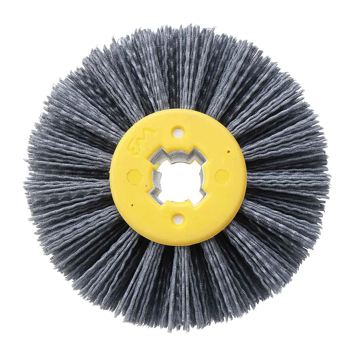 80 Grit 100*120mm Abrasives Wire Brush Wheel For Buffing Wheel