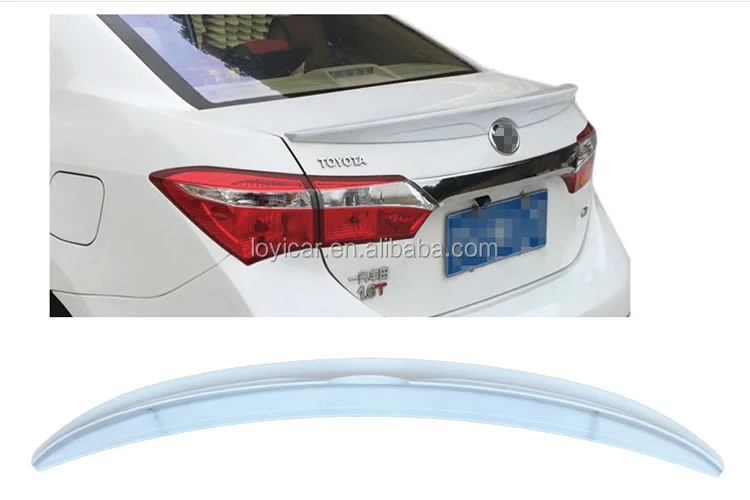 Abs Rear Roof Trunk Wing Spoiler For Toyota Corolla 2014+ Buy Abs