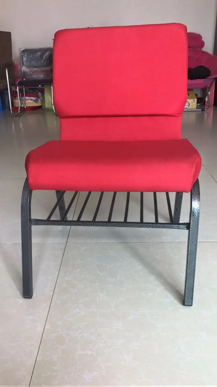 Tsf New Arrival Stacking Chairs Metal Church Chair Cover Fabric With