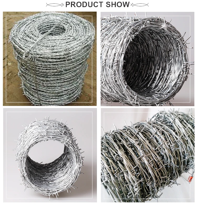 Types Of Fence Barbed Wire Galvanized Protection Steel Wire High
