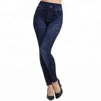 

Women Seamless Slim Leggings Printed Jeans Leggings