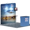 3*6 Exhibit Stand Straight Tension Fabric Trade Show Display Booth Design Ideas