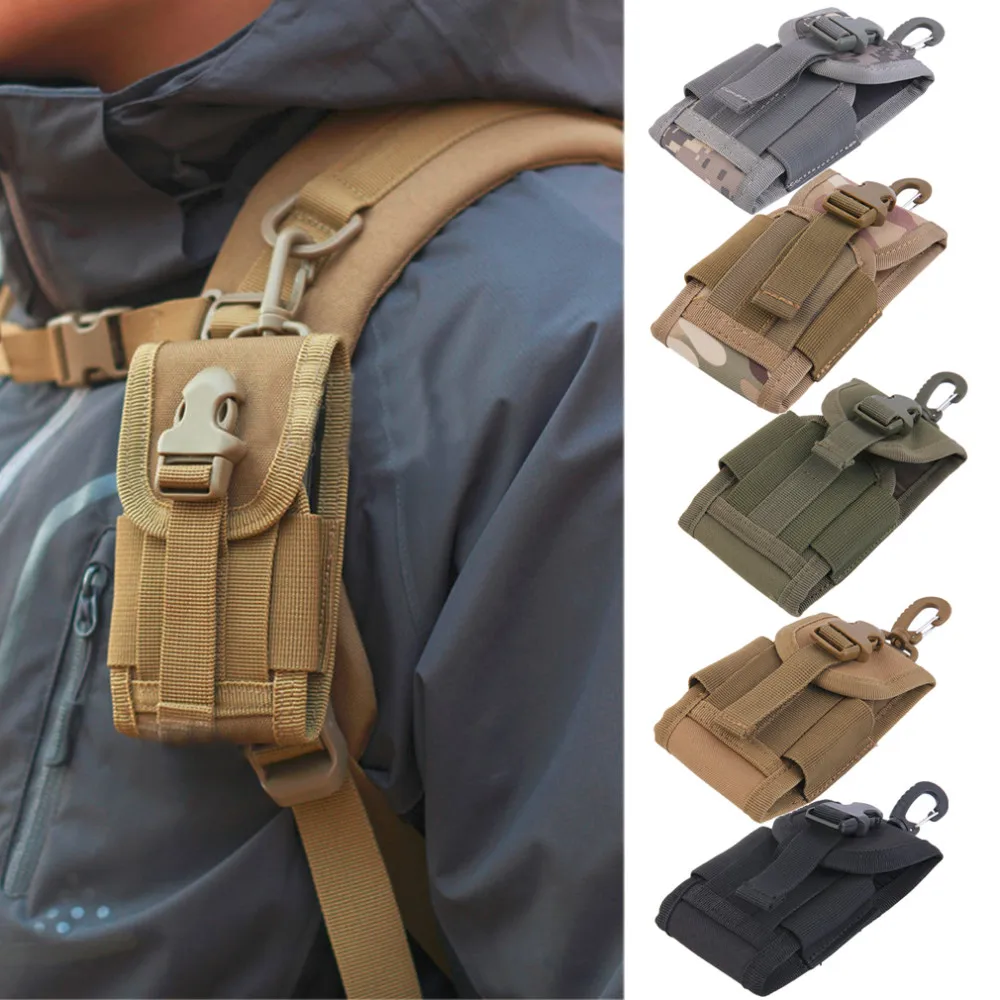 

4.5 inch Universal Army Tactical Bag for Mobile Phone Hook Cover Pouch Case