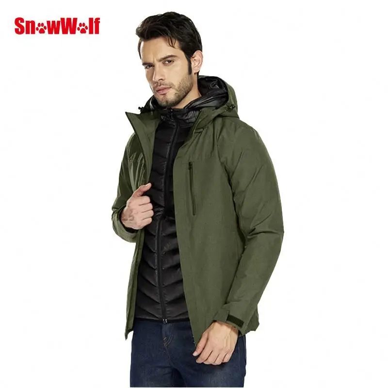 
Waterproof Outdoor Men Womens Winter Military Heated Jacket 