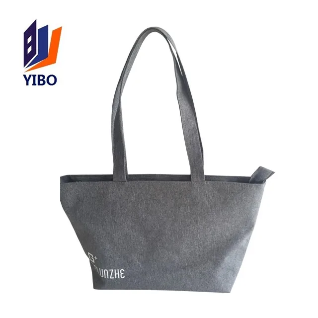 

Environmentally friendly longer handles Shopping tote bag canvas tote bags recycle shopping bags, Lvory