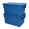 plastic industrial storage containers totes with lids flexible