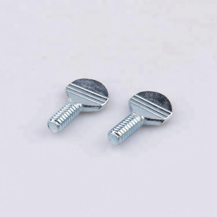
Customized Screws SS304 Stainless Steel Round Head Regular Thumb Screw 
