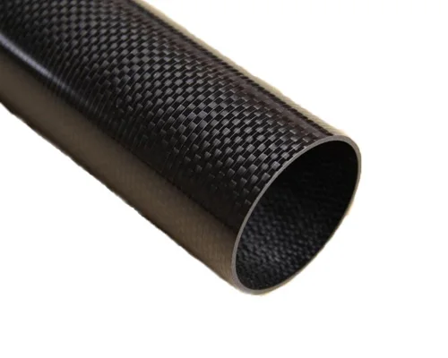 Customized 3k round carbon fiber shock resistance steel exhaust pipe