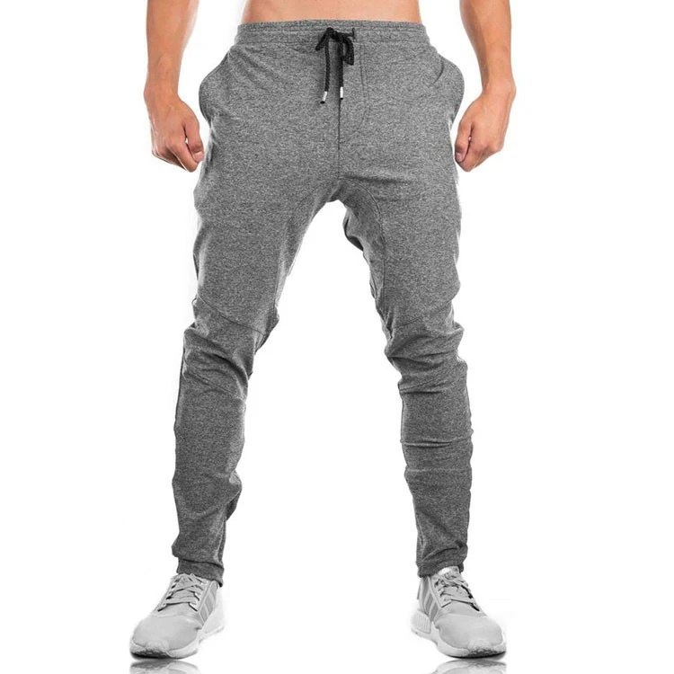 

Fitted Gym Moisture-wicking Men Sports Running Training Jogger Sweat Pants Custom Logo with Inner Pocket, 4 colors as the pics show