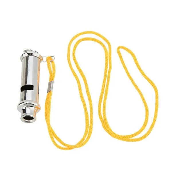 Promotional Metal Whistle Police Whistle Survival Rescue Whistle With