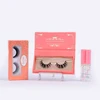 Wholesale reusable custom logo real siberian strip mink lashes