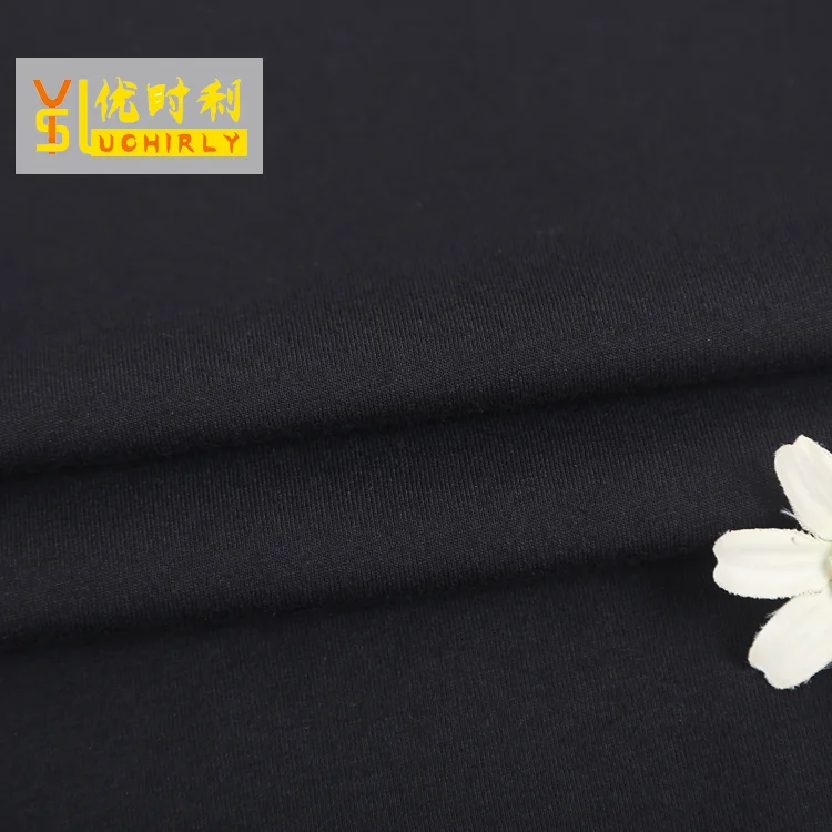 
China manufacturer top quality CVC 60 cotton 40 polyester knit jersey fabric 