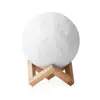 5.9inch 16colors LED Colour Changing Electric moon lamp in night shape push bedroom touch night led 3D printing MoonLamp
