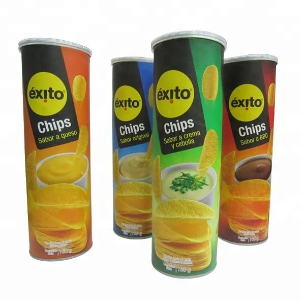 
Canned snack crispy corn snacks chinese snacks chips 