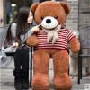 80cm Customized super cute cloth doll big animal plush baby toys and bear with big ears stuffed toy crane machine