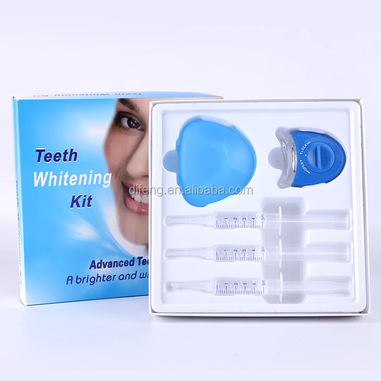 2020 amazing white oem at home use teeth whitening kit with led light