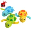 Cartoon Animal Tortoise Classic Water Baby Toy wind up swimming Bathing Shower Clockwork water baby toys