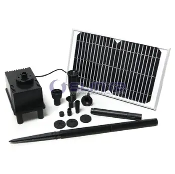 Neue Weisse 12v 5w Hochleistungs Solar Elektropumpe Garten