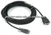 25ft EMC Null Modem Micro-DB9 to DB9 Female Serial Cable