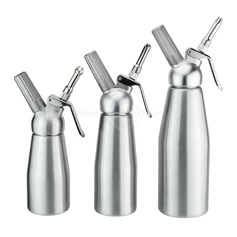 Chefs Version Professional Stainless Steel 3 Nozzles Aluminum Cream