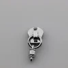 Pulls High Quality Customized Shiny Gold Metal Zipper Puller Hook And Eye