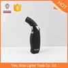 Conveniently carrying a kitchen lighter and strong flame