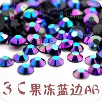 

Manufacturer Supply Excellent Quality Flat Back AB Resin Strass Acrylic Jelly Stone For Nail Art Cell Phone Case