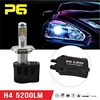 Canbus no flash P6 led 55w conversion kit h4 h7 h8 h9 h11 hb3 hb4 d1s d2s