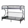 Cheap Metal Twin Over Futon Full Bunk Bed Black beds