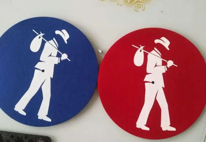 900g 5mm thick polyseter slipmat for turntable lp player