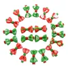 Genya Beautiful Christmas Pattern Bow Shape Hair Clip Hairpin Christmas Hair Accessories for Girls