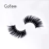 Gollee 100 3D Made In Indonesia Bulk Synthetic Vendor Wholesale Real Individual Strip Human Hair Manufacturer False Mink Eyelash