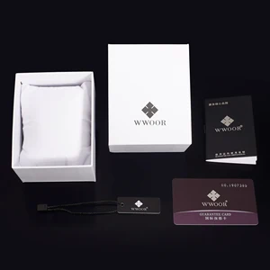 WWOOR white box for wholesale factory supplier gift box