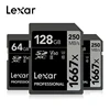 70% off Original Lexar 250MB/s 1667x SD Card 64GB 128GB 256GB SDXC UHS-II U3 Flash Memory Card For 3D 4K Digital Camera