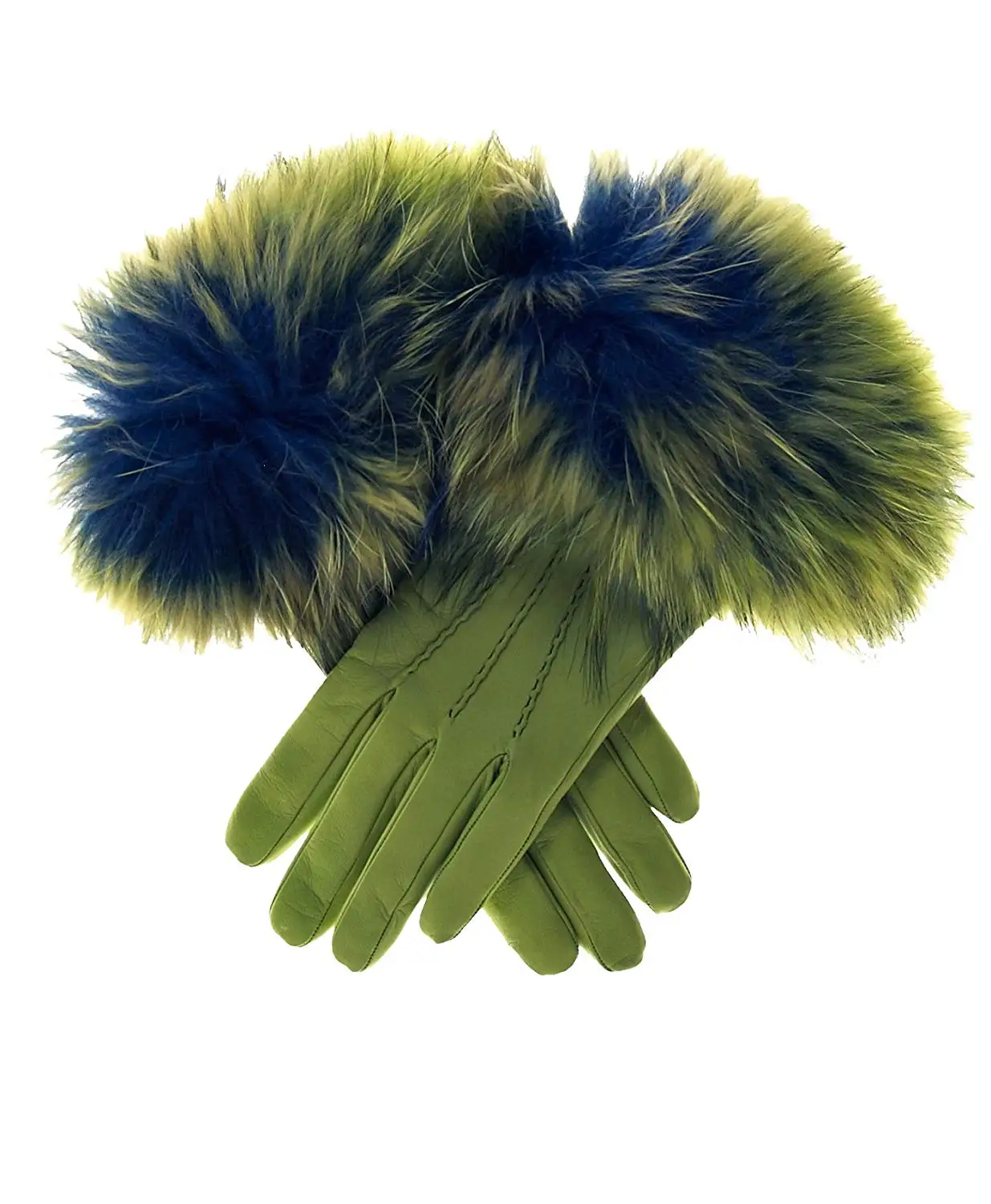 women's leather gloves with fur cuff