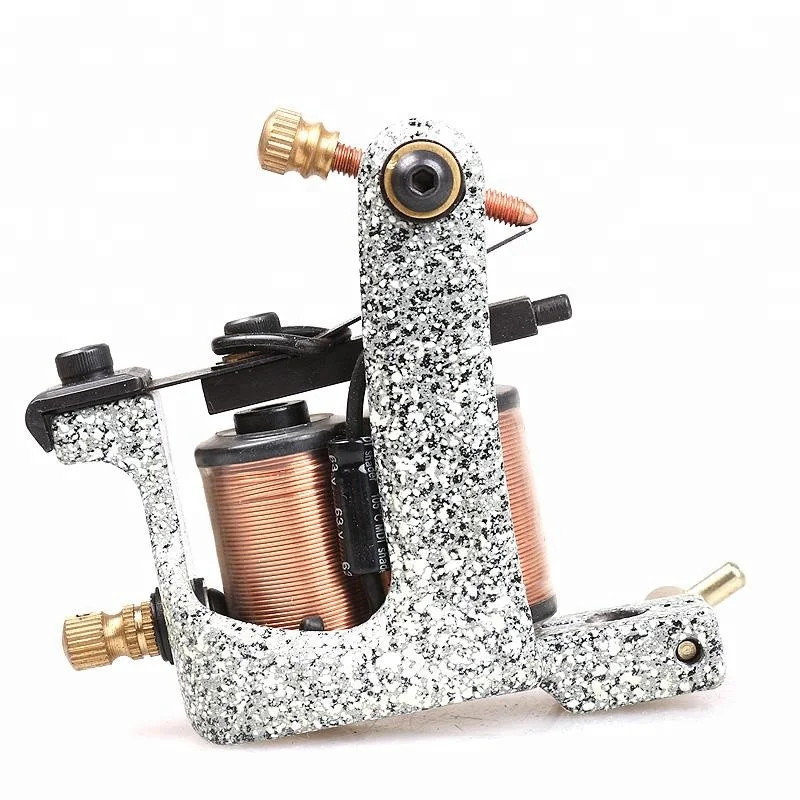 

Free Shipping Copper Coil Iron Tattoo Machine Shader Machine, Silver