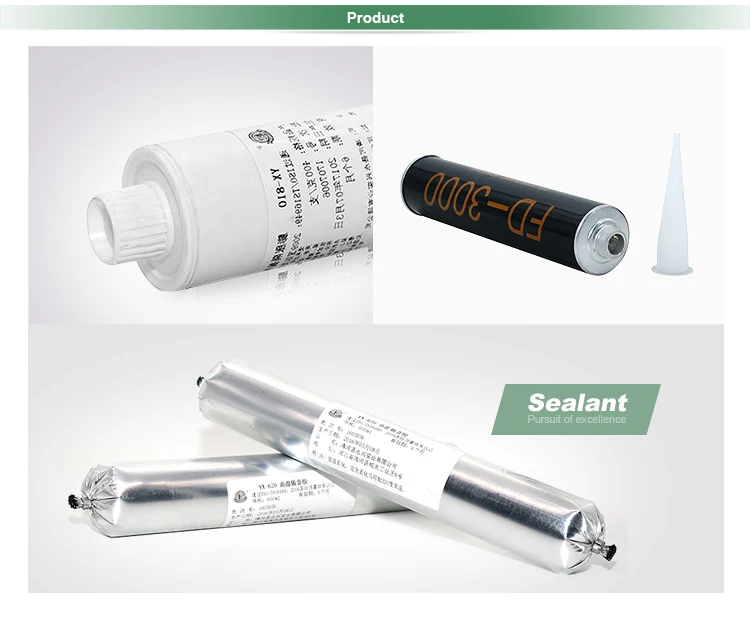 Car windshield adhesive glue one-component polyurethane sealant manufacturer production