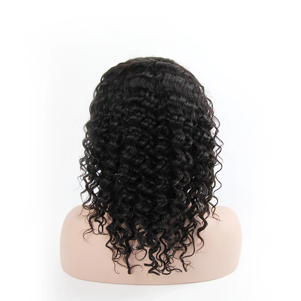 

Glueless Raw Human Hair Full Lace Wig For Black Women 130% Density Full Lace Wig Wholesale Virgin Human Hair Wig