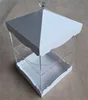 Clear Acrylic Remote Control Holder Stack Plastic Bin make up brushes