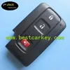 2+1 buttons smart car key shell car remote shell without emergency key blade no logo key prius