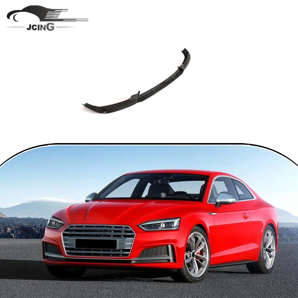 

RS5 Style Carbon Fiber universal front lip for Audi A5-Sline S5 2017-2018 3pcs