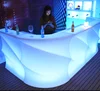 cube Glass Top Led Lounge Bar Table For KTV Furniture