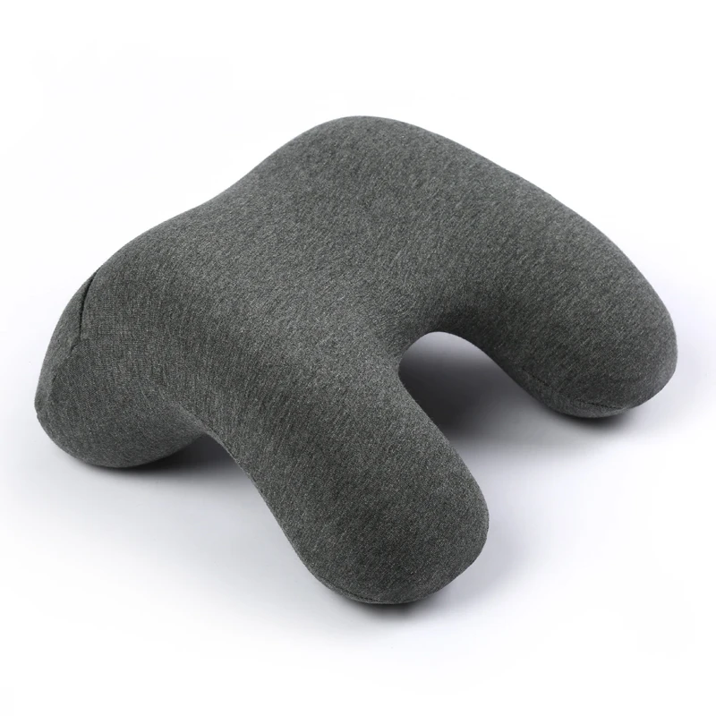 

Moulded Multifuncion Table Nap Private Label U Shape Neck Pillow Memory Foam Travel Pillows For Airplanes, Gray / blue