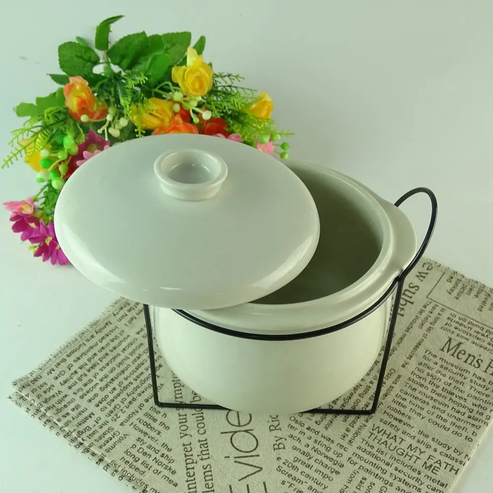 Cheap Price Sanbo Stock Wholesale Dinnerware White Tureen Jar Ceramic