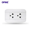 Good Quality Fire Proof Socket 2 Gang 6 Pin Hotel Dedicated Outlet Socket