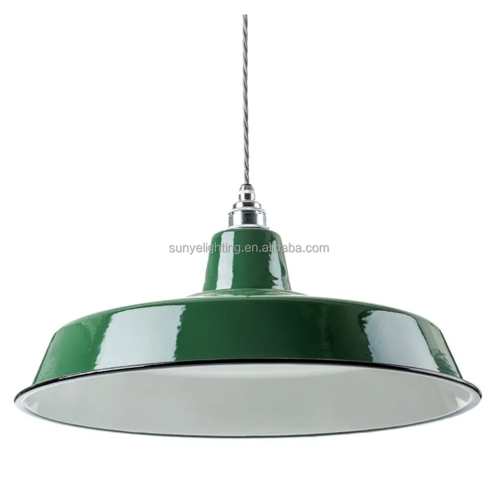 Lampadari moderni industriale dell'annata dello smalto lampada ... Lampadari in legno moderni