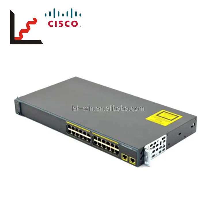 

Genuine used CISCO WS-C2960-24TT-L 24port network switch +2 GIGABIT port