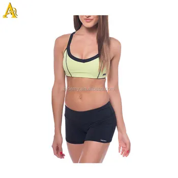 nylon spandex sports bra