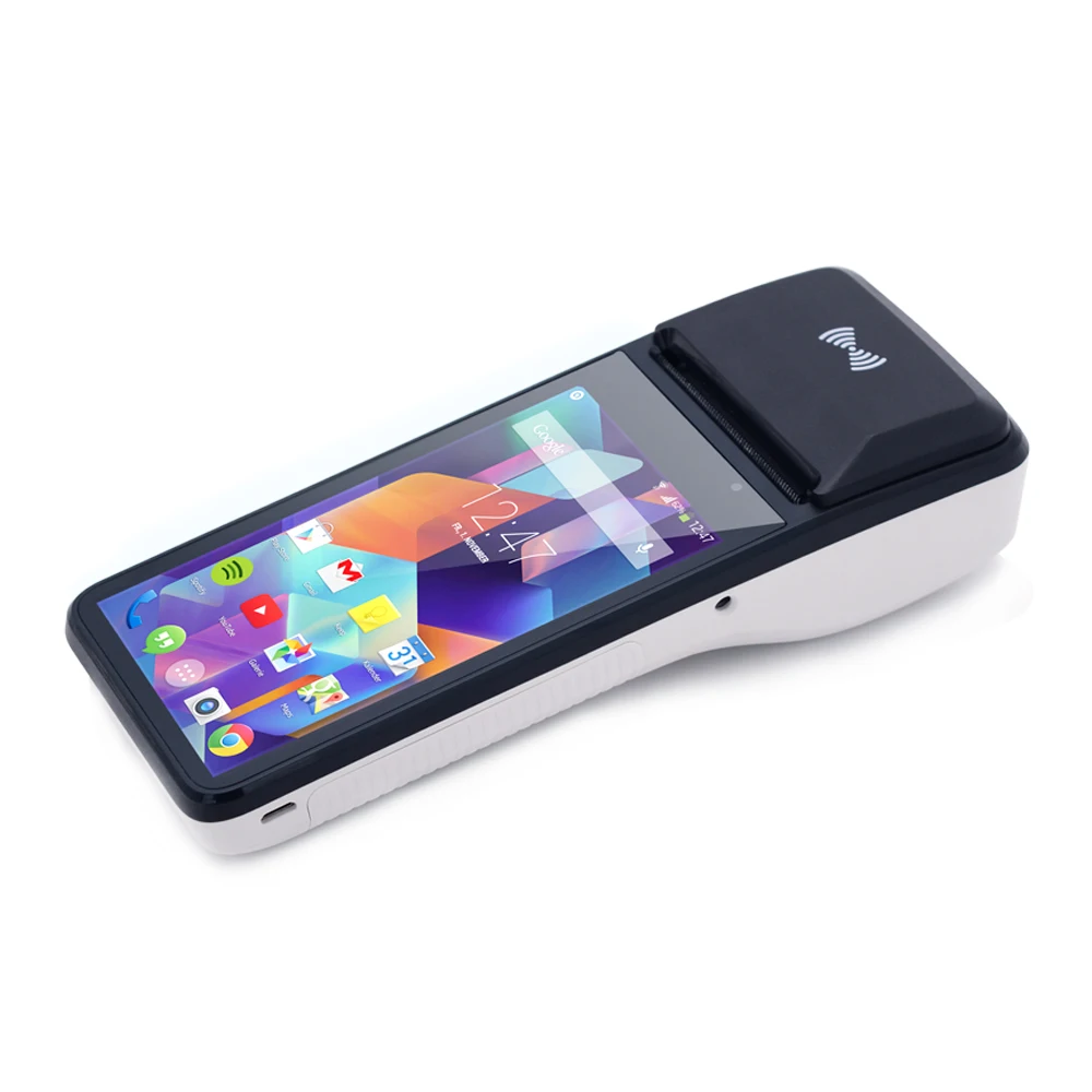 

Beeprt China 7.0 Portable handheld mobile android POS terminal with printer machine restaurant cash registers